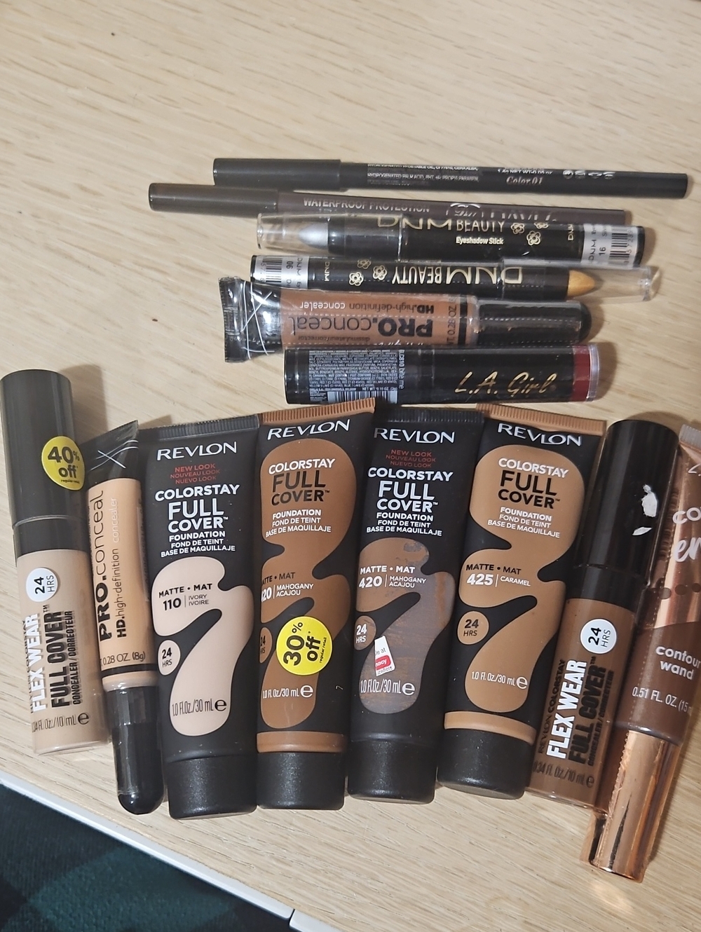 14 Pc Assorted Makeup- Warm Beige Tones